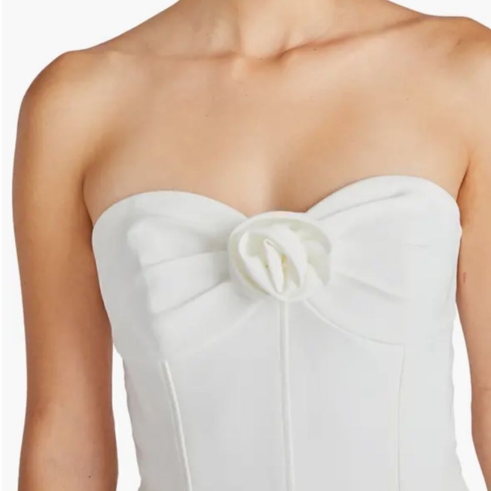 Monique Lhuillier strapless dress-G15